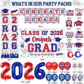Oigco porch signs welcome guests with Congrats Grad wording