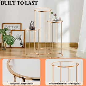 OIHYA end tables doubles as decor accents for homes.