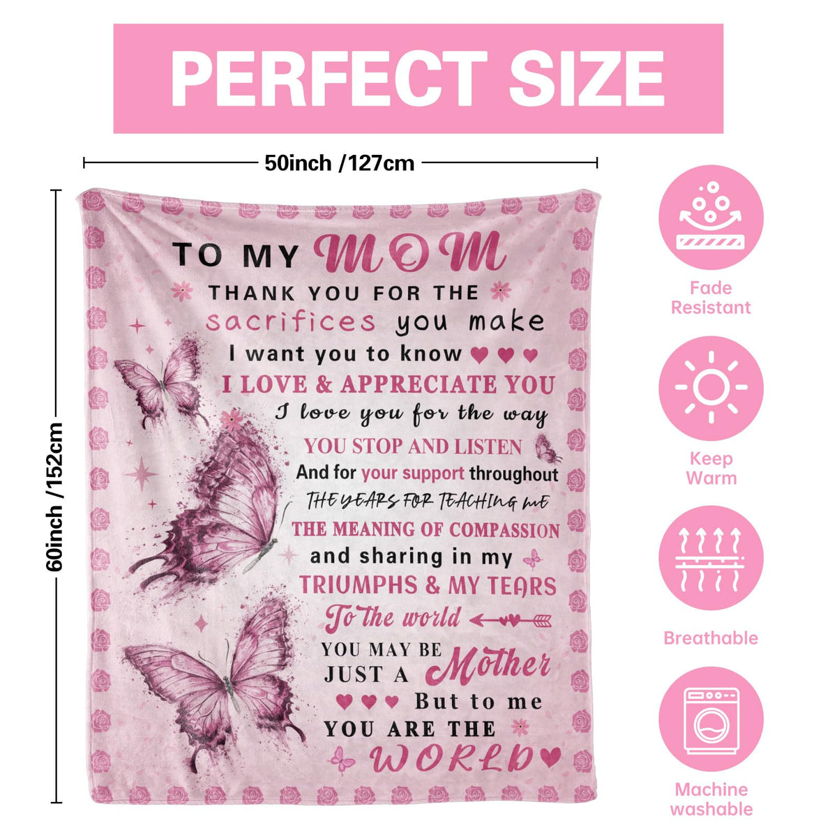OIIJZzy mom blanket daily comfort wrap you can rely on.