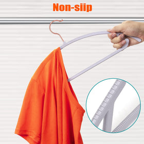 OIKA Hangers durable and tidy closet aesthetic.