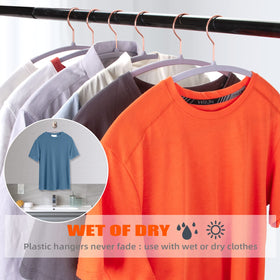 OIKA matte finish minimizes dust buildup in closets