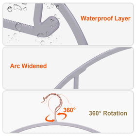 OIKA non-slip finish keeps garments secure during daily use