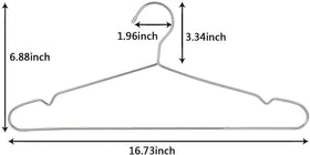 OIKA space-saving hangers keep 40+ garments neatly in a compact closet