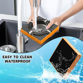 OILP durable metal and PC construction for home or outdoor use.