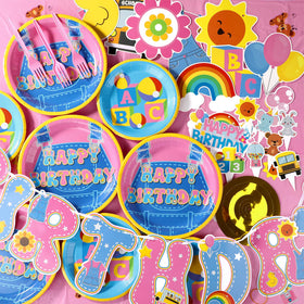 ojustbeok 7-inch dessert plates are cute and easy to serve.