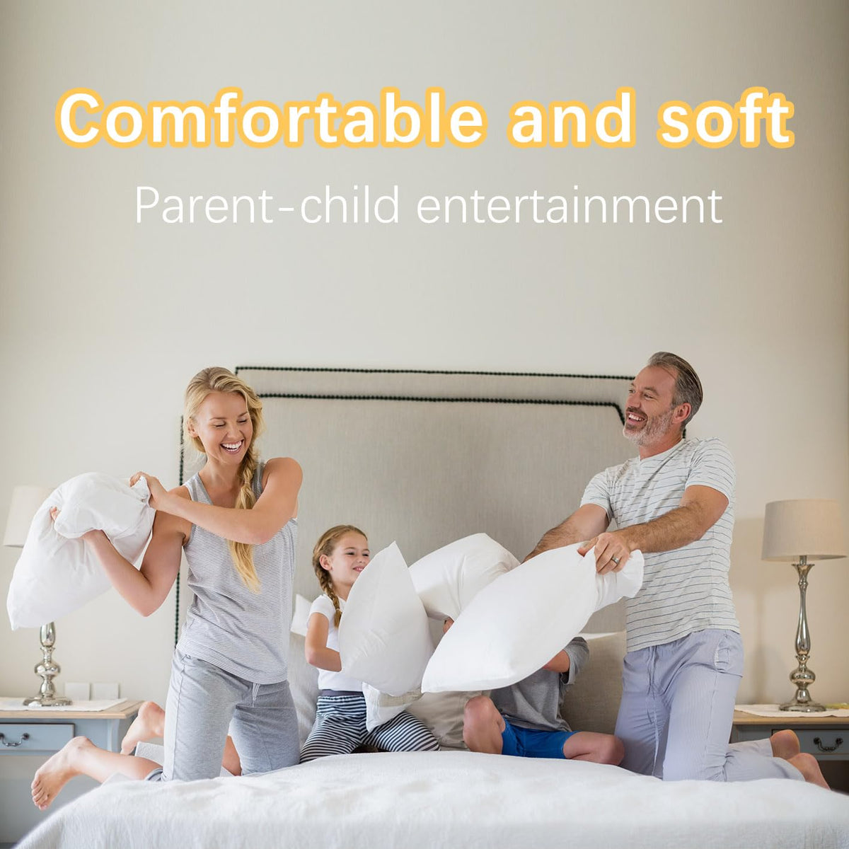 OKBA pillows on bed setup, perfect for cozy hotel-inspired decor