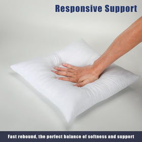 OKBA high density diagonal stripe pattern pillow insert maintains shape