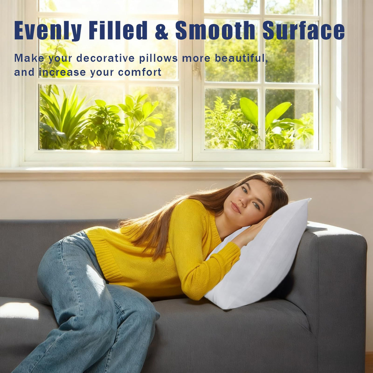 OKBA vacuum-packed packaging expands quickly into plush cushions after unboxing.
