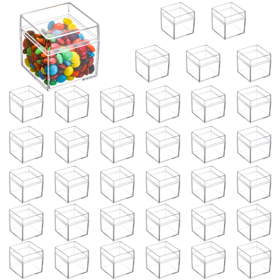 Okllen acrylic box with lid for clear display and secure storage.