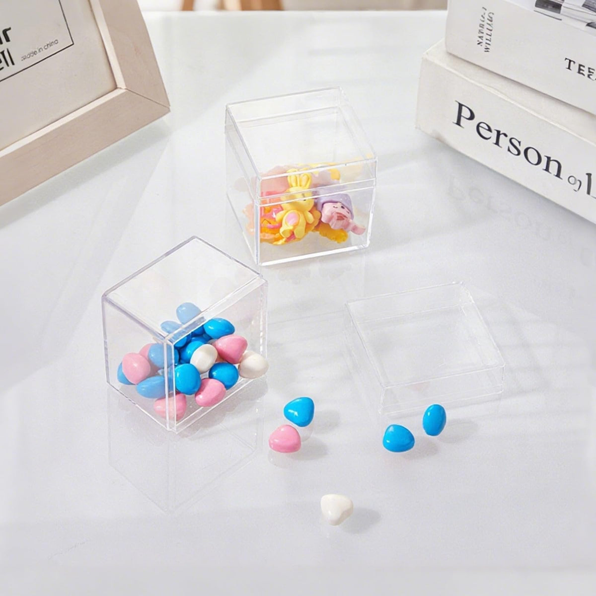 Okllen clear box for wedding or party favors as elegant gifts.