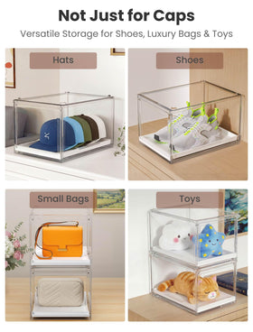 OKPOW multipurpose-storage suits hats sneakers or collectibles