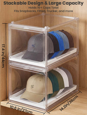 OKPOW slide-drawer demonstrates quick access to your favorite cap