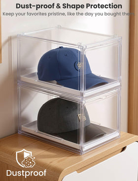 OKPOW stackable-design saves floor space in any closet