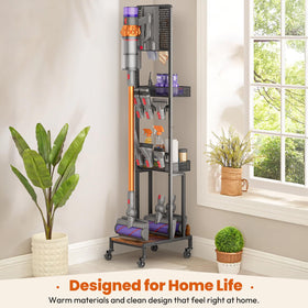 Premium wood and steel construction for durable, stylish storage