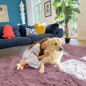 OLANLY area rug machine washable design for easy cleaning.
