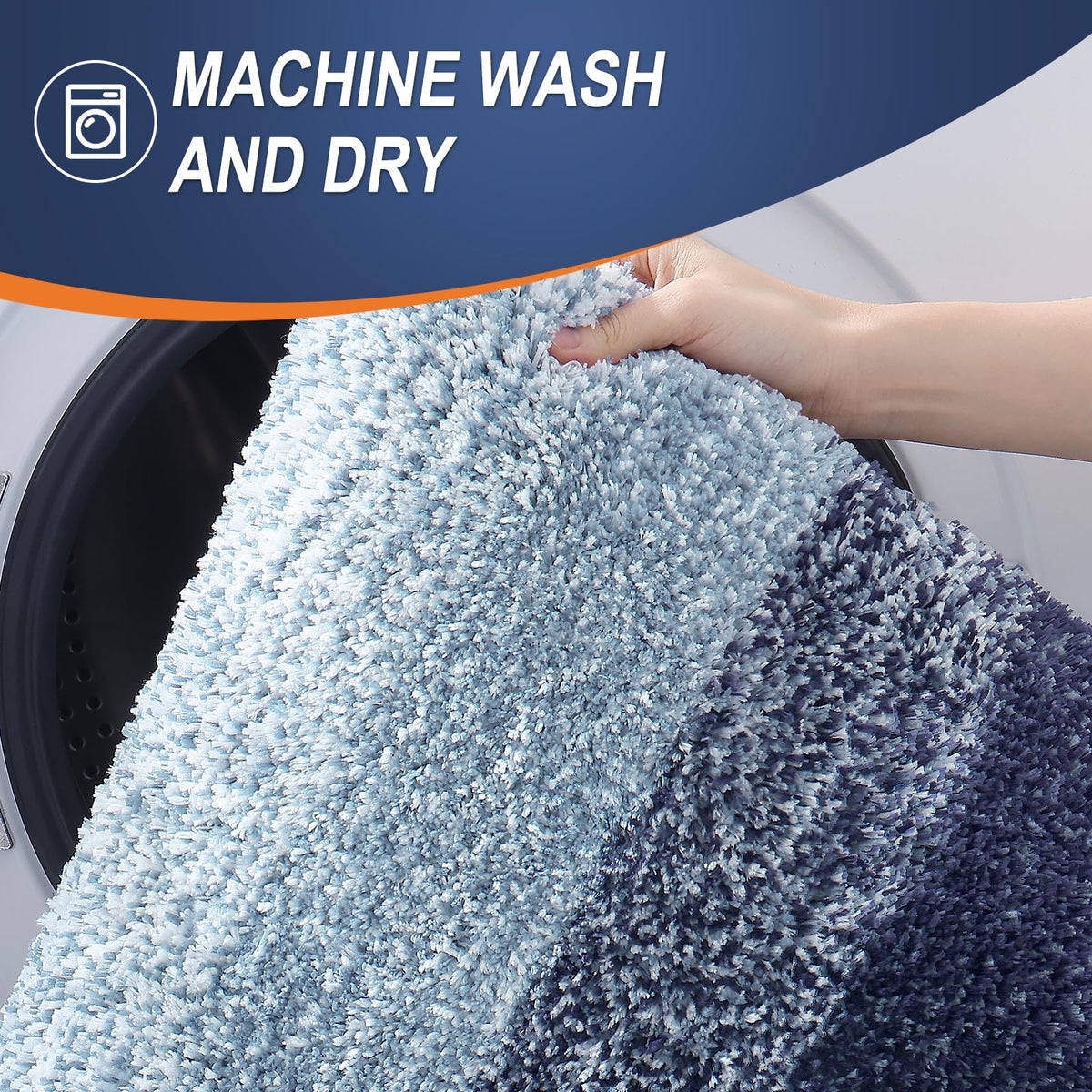OLANLY bath mat coordinates with bathroom decor for cohesive look.