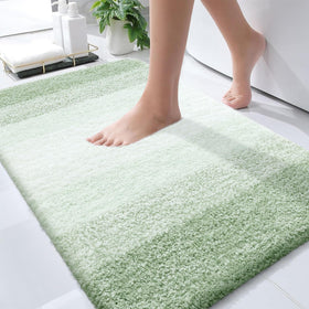 OLANLY bath mat 36x24 with soft microfiber pile for plush comfort.