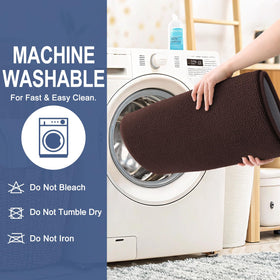 OLANLY brown bath mat by tub or shower enhances bathroom decor.