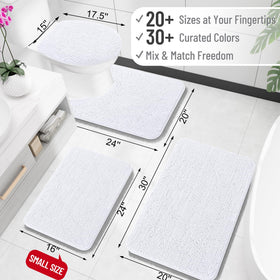 OLANLY absorbent chenille rug keeps floors dry after showers