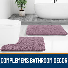 OLANLY bath rug is machine washable for easy care and longevity