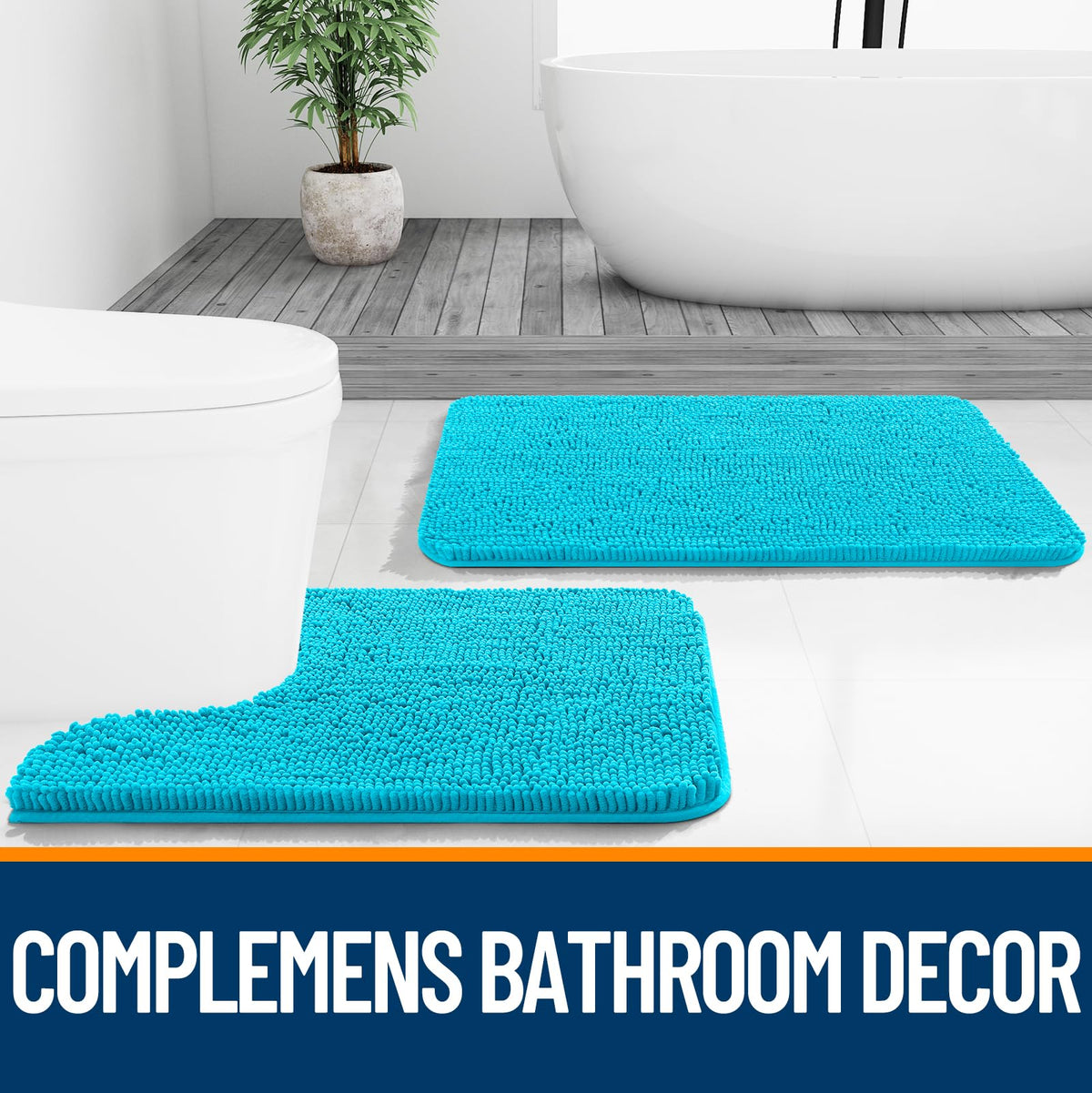 OLANLY bath rug-machine-washable-easy-care simplifies cleaning and maintenance.