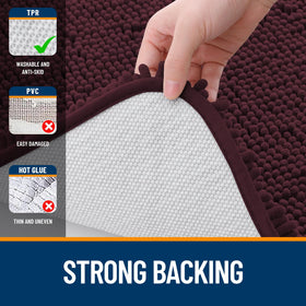 OLANLY 30x20 rug is machine washable for easy care