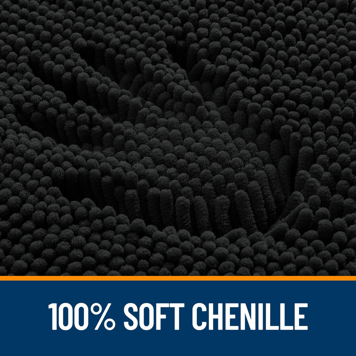OLANLY quick-drying rug with fade-resistant microfiber for easy care.