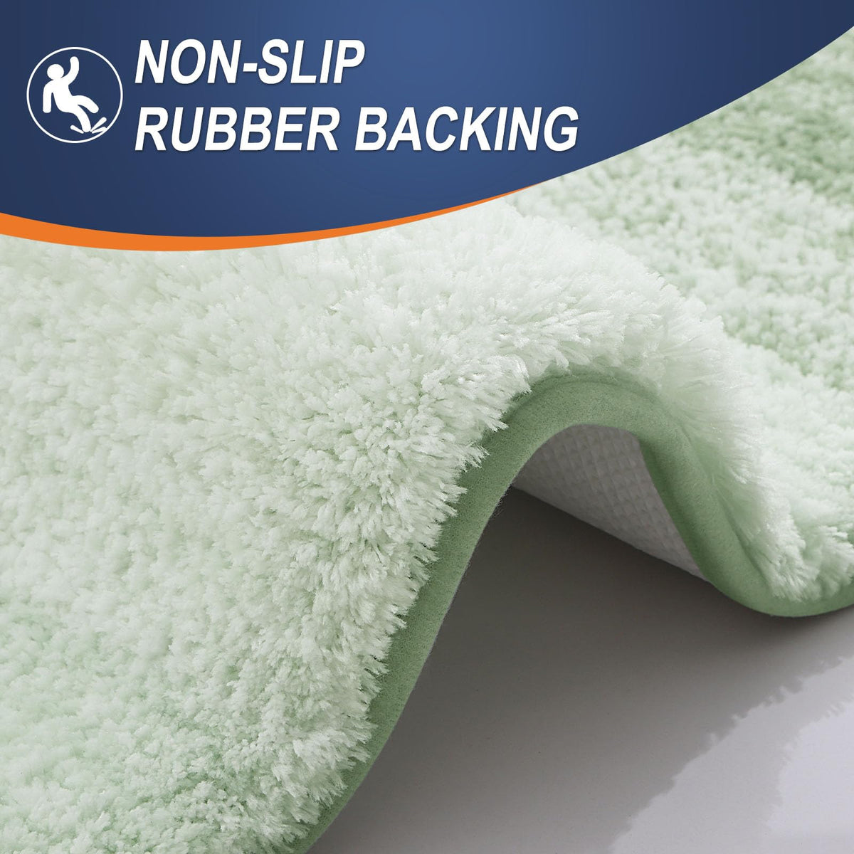 OLANLY mat is machine washable for easy care and quick refresh.