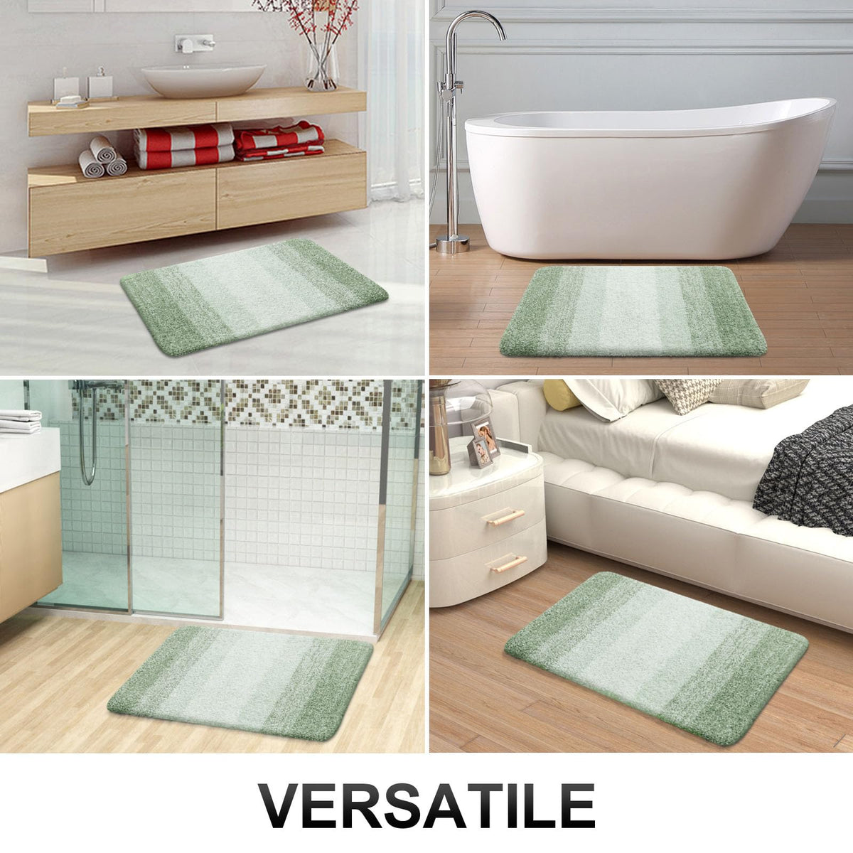 OLANLY mat suitable for bathrooms, tubs, and showers for versatile use.