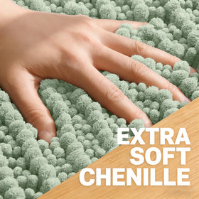 OLANLY high-pile absorbent fibers help keep feet dry