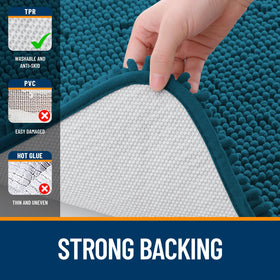 OLANLY care-machine-washable rug easy to launder