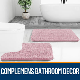 OLANLY bathroom rug dries floors fast, reducing slip risks.