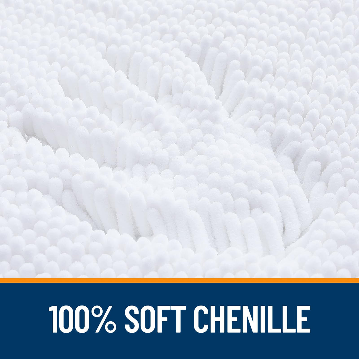 OLANLY rug with fade-resistant fibers stays bright after washing.