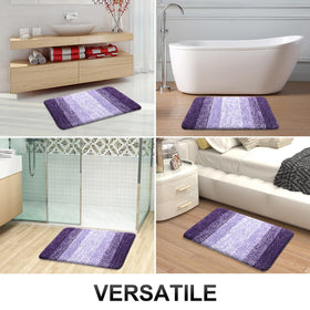 OLANLY 30x20 bath mat quick-dry feature helps keep floors drier