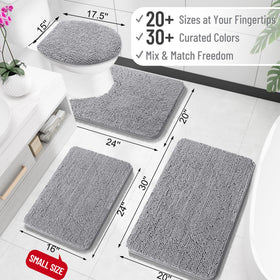 OLANLY absorbent chenille pile for quick moisture pickup.