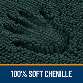 OLANLY chenille absorbent mat highlights quick water soaking and fast foot drying