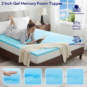OLANLY diamond-stitch pillow top enhances airflow.
