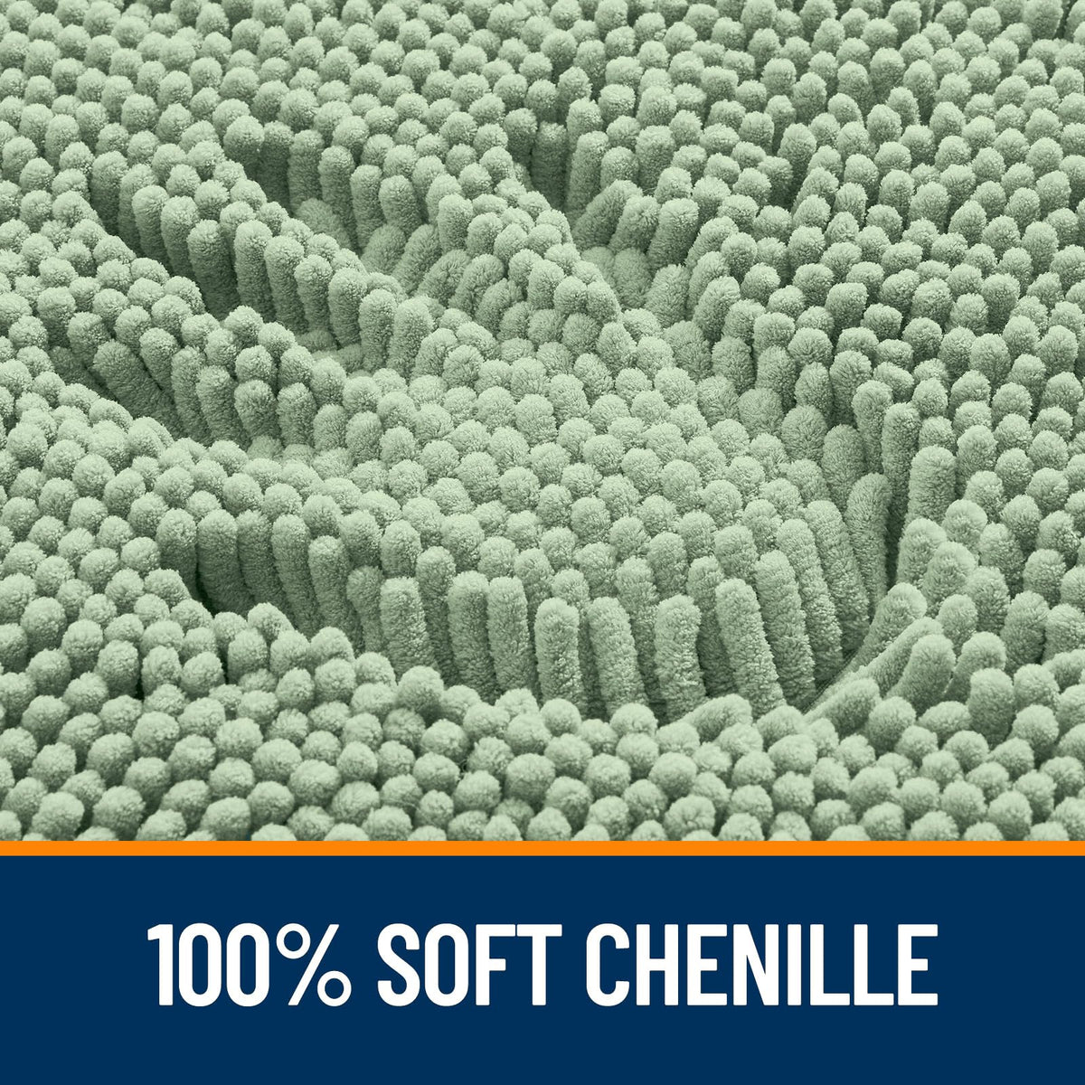 OLANLY quick-dry bath mat in fade-resistant microfiber for easy care.