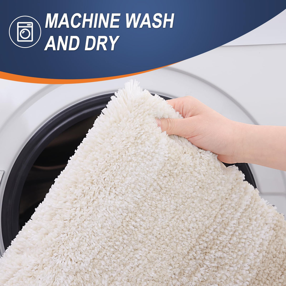OLANLY easy-care fabric is machine washable and color-fast.