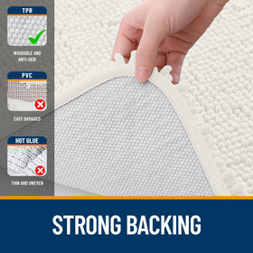 OLANLY fast-dry chenille fabric ready between uses