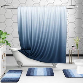 OLANLY geometric-design bath mats elevate décor while remaining practical.