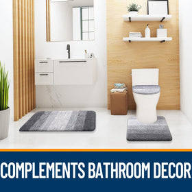OLANLY gradient bathroom decor to elevate style while staying durable.
