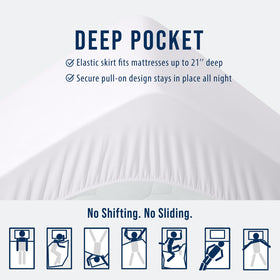 OLANLY stretch elastic closure provides a secure, slip-free fit