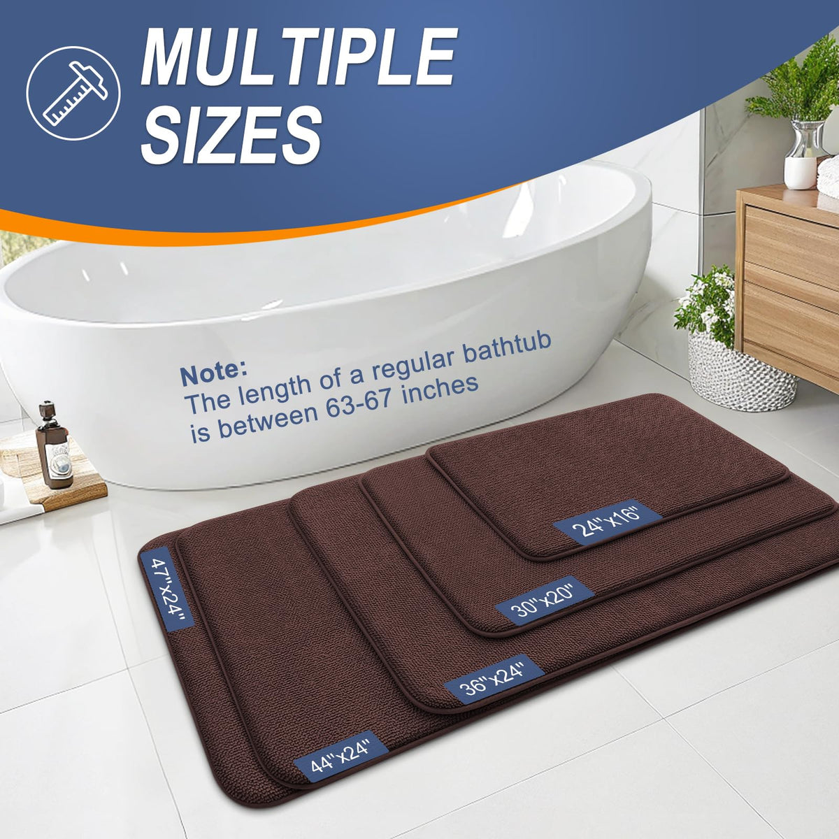 OLANLY machine-washable bath mat remains soft after cold-wash cycles.