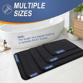 OLANLY machine-washable bath rug for easy cleaning and maintenance.