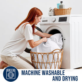 OLANLY machine-washable and durable for easy care and long-lasting loft.