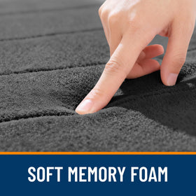 OLANLY Cloud-soft memory foam core provides gentle support underfoot.