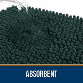 OLANLY microfiber quick-dry mat showcases rapid drying after showers