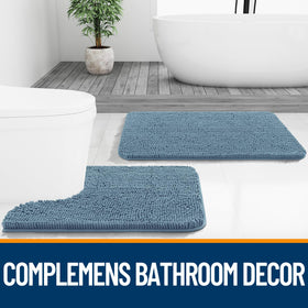 OLANLY multi-purpose bathroom mat ideal in front of sink or shower.
