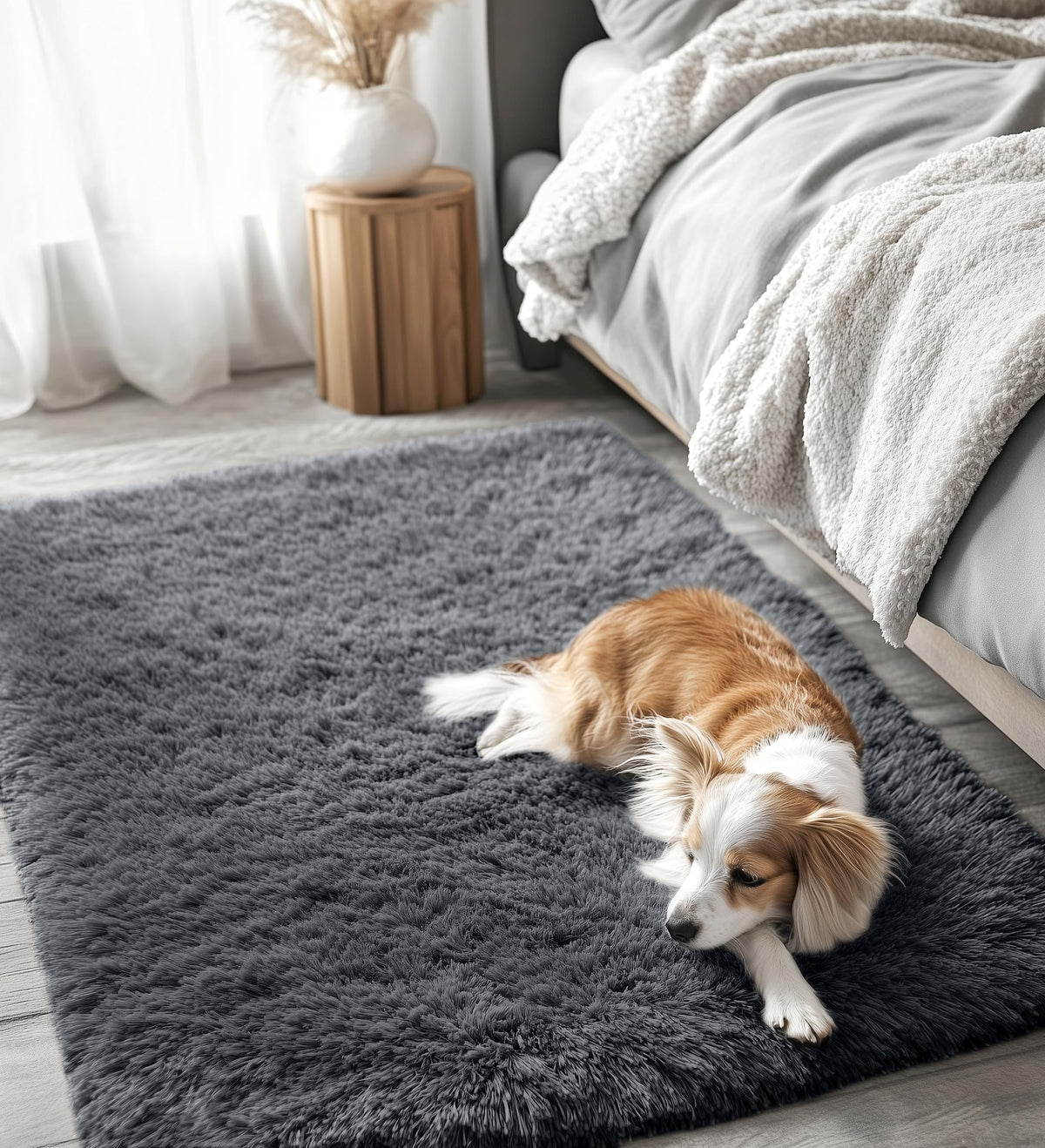 OLANLY non-slip backing keeps rug from sliding on floors
